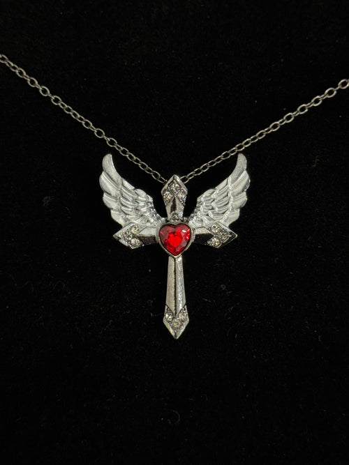 Naszyjnik Skrzydlaty Krzyż